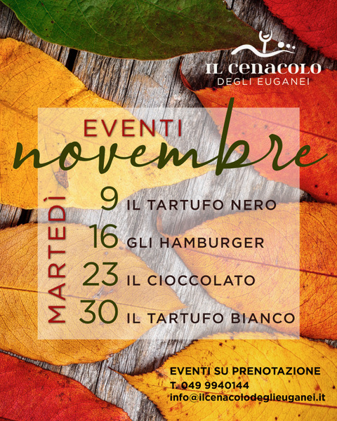 eventi degustazioni novembre